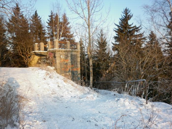 Сортавала парк Ваккосалми гора