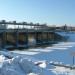 Плотина на реке Тобол в городе Курган
