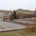 Постамент бывшего памятника В. И. Ленину в городе Марганец