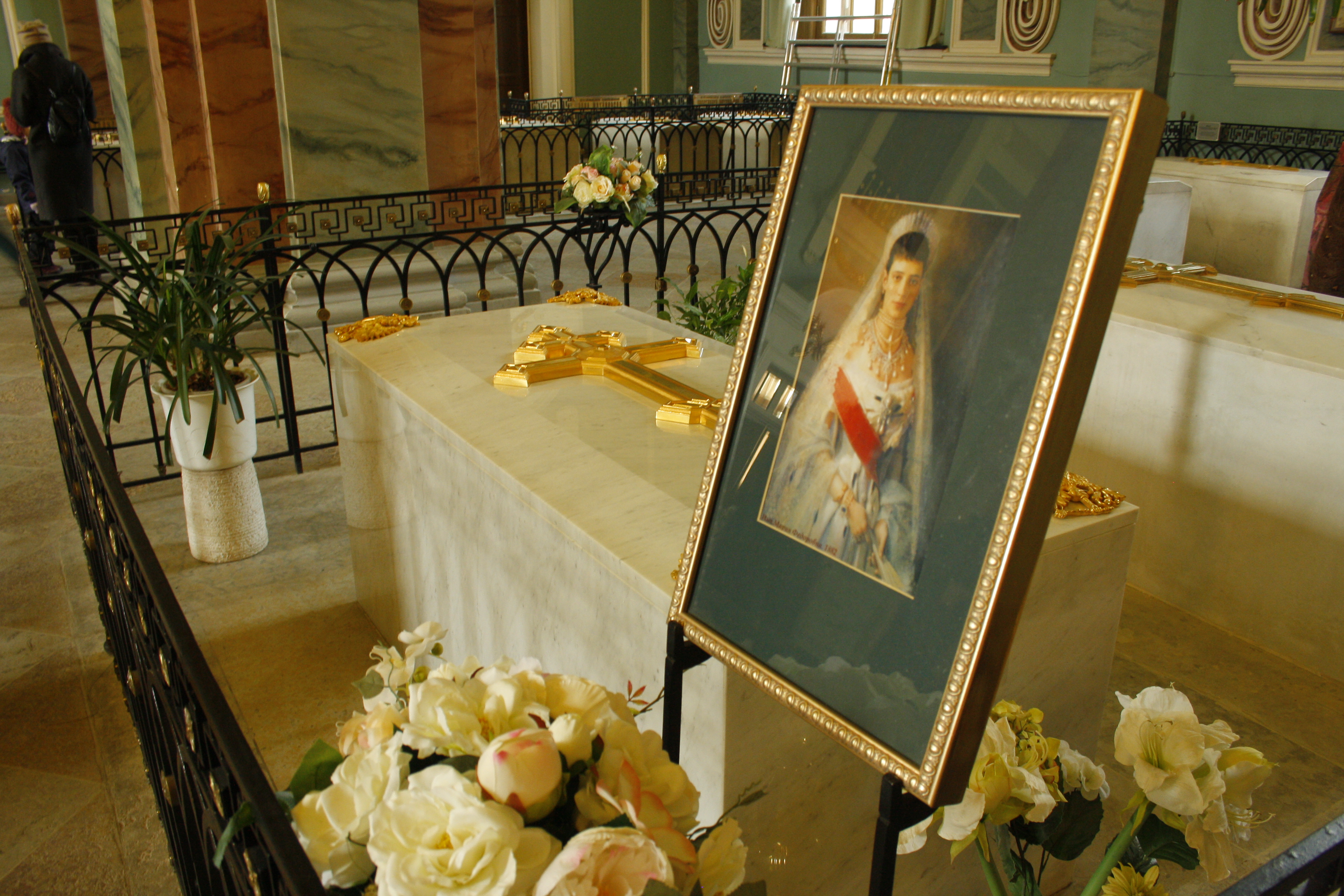 Могила Марии Федоровны в Петропавловском соборе