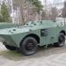 Боевая разведывательно-дозорная машина БРДМ-1 в городе Краснодар