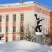 Скульптура «Миру-мир» в городе Струнино
