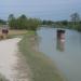 Old Bridge piers at Manas River