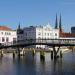 Obertravenbrücke in Stadt Lübeck