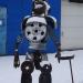 Фигура из металлических деталей в городе Павлово