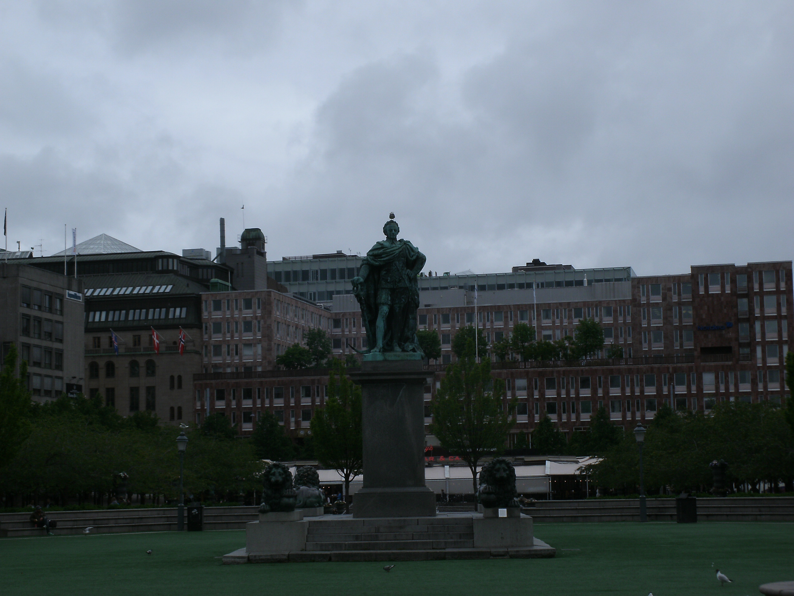 Statues of Charles XIII & Four Lions Stockholm