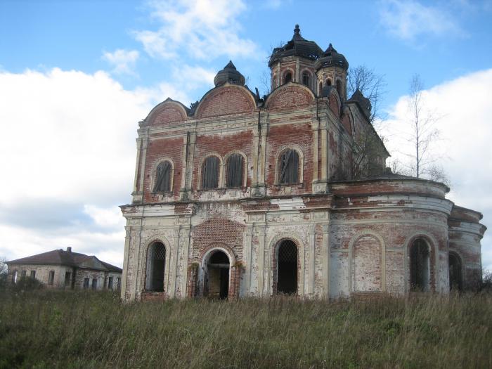 Село Кырмыж Воскресенская Церковь