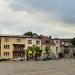 Rynek in Mszana Dolna city