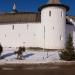Круглая башня в городе Боровск