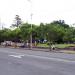 Plaza 9 de Julio en la ciudad de Pergamino