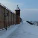Стена тюремного замка в городе Тобольск