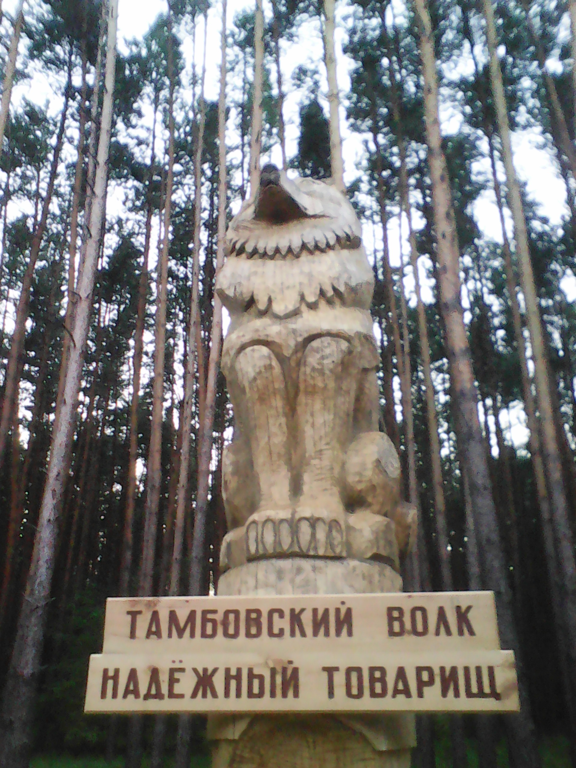 Памятник Тамбовскому волку в Тамбове