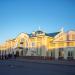 Железнодорожный вокзал станции Исилькуль в городе Исилькуль