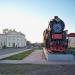 Паровоз-памятник Л-0984 в городе Исилькуль
