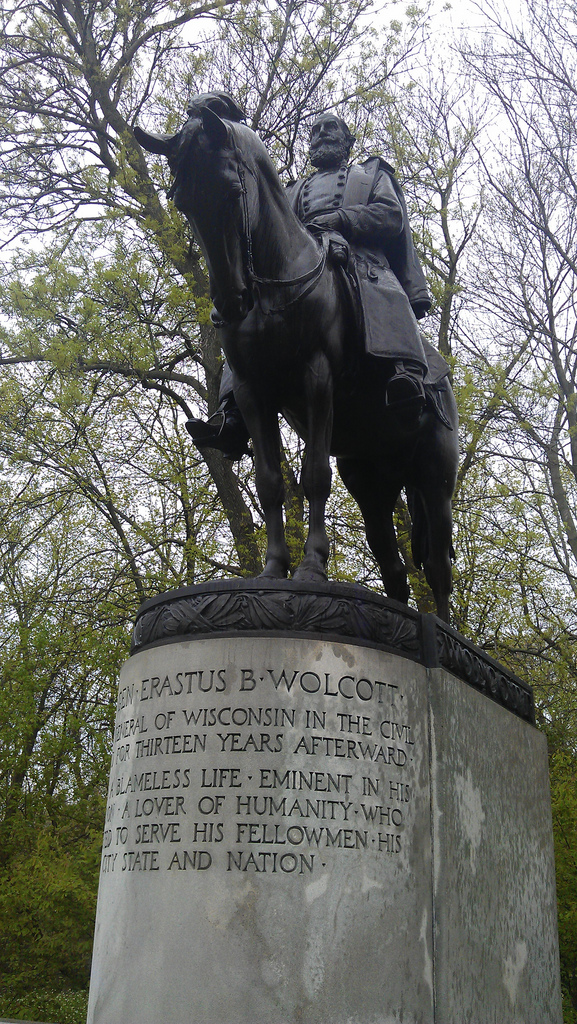 Brigadier General Erastus B. Wolcott Statue - Milwaukee, Wisconsin