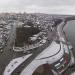 Надпись и рисунок флагов «Башкортостан Россия» в городе Уфа