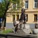 Пам'ятник кавоварові Європи Юрію Кульчицькому в місті Львів