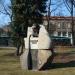 Monument to Michael Taal, chessmaster in Riga city