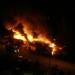 Сгоревшие торговые павильоны в городе Пушкино