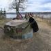 Башня танка Т-26 в городе Дубровка