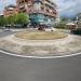 Roundabout in Tirana city