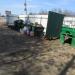 Мусорная контейнерная площадка в городе Пушкино