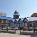 Старая деревянная пожарная станция в городе Ханты-Мансийск