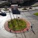 Roundabout in Tirana city