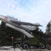 Памятник-самолёт МиГ-15УТИ в городе Чебоксары