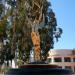 Giant fountain and statue, 