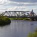 Железнодорожный мост через реку Вологду в городе Вологда