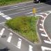 Traffic island in Yokohama city