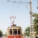 Трамвай-памятник в городе Краснодар