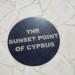 The sunset point of Cyprus (panoramic view)