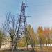 Двухцепная опора ЛЭП 35 кВ в городе Запорожье