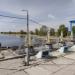 Козловий кран в місті Вишгород