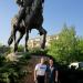 Monument to Peter the Great in Riga city