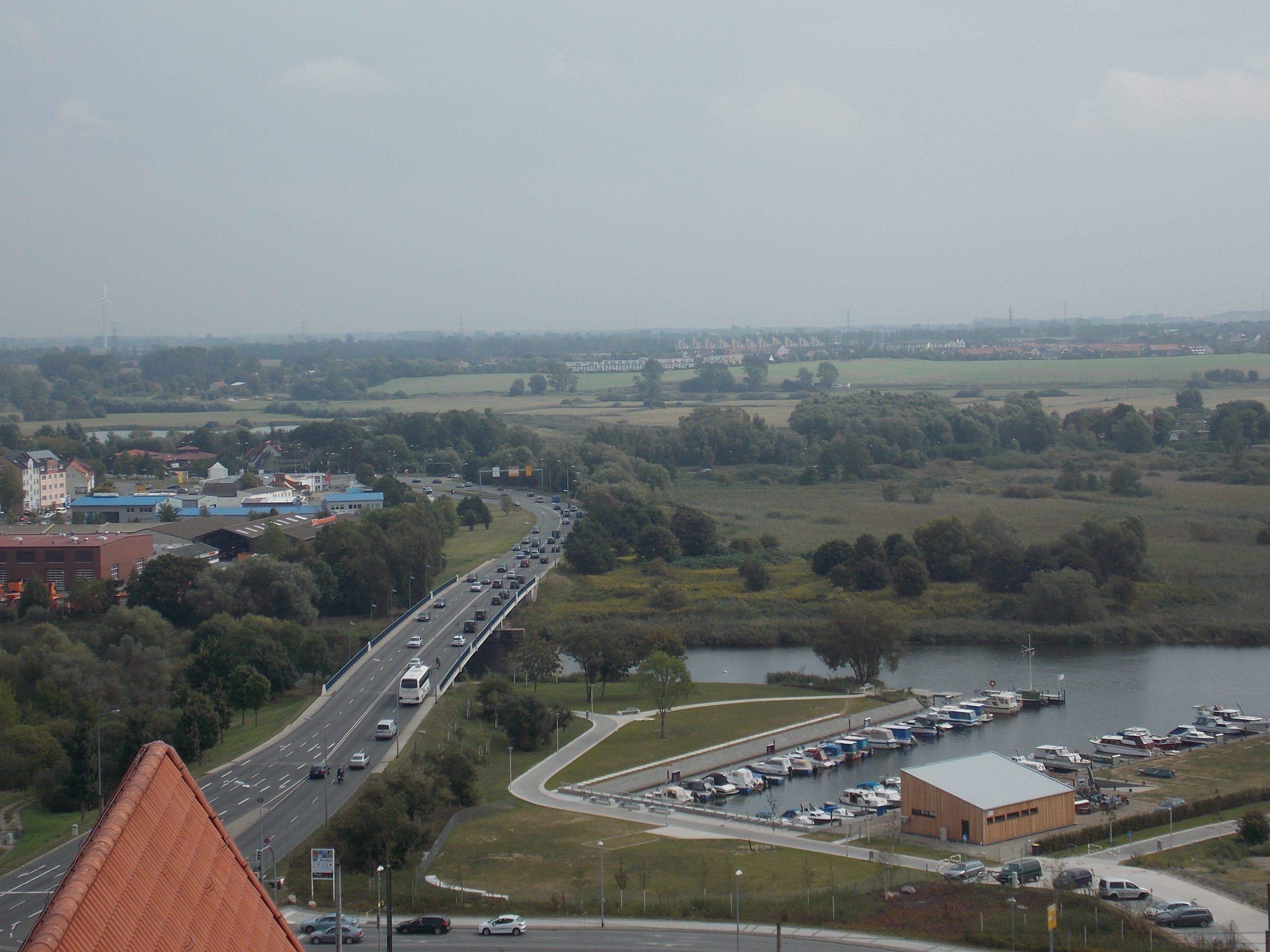 Vorpommernbrücke Rostock Deutsch