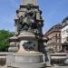 Eisenbahndenkmal zur Erinnerung an die erste deutsche Eisenbahn in Stadt Nürnberg