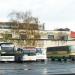 Стоянка автобусов в городе Тюмень