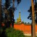 Old orthodox churchyard in Priozersk city