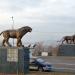 Скульптура тигра в городе Улан-Удэ