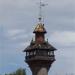 Aussichtsturm Frankenwarte mit Akademie Frankenwarte Haus 2 in Stadt Würzburg