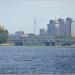 Железнодорожный мост через реку Казанку в городе Казань