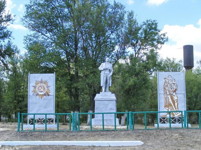 Памятник В. И. Ленину   Широкий Карамыш image 7