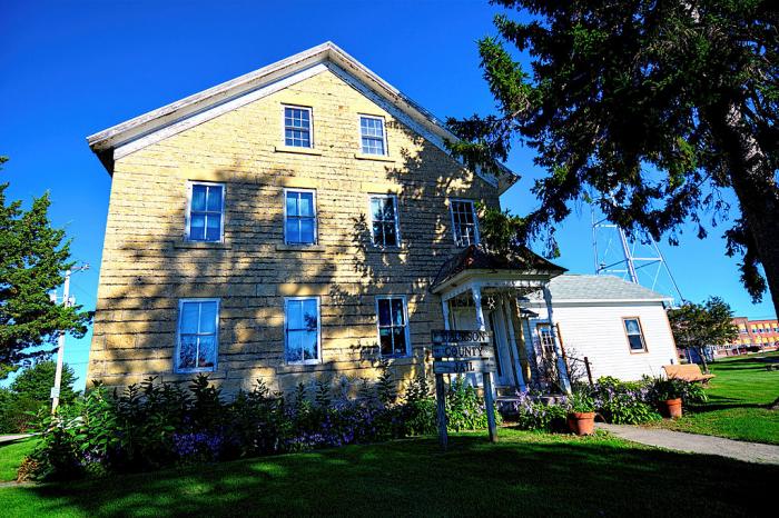 Old Jackson County Courthouse And Jail - Andrew, Iowa