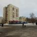 Центральная площадь на улице Сафонова в городе Североморск