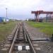 Нерегулируемый железнодорожный переезд в городе Корсаков