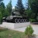 Танк Т-34-85М/Т-34-76 на постаменте в городе Каменск-Шахтинский