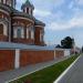 Кирпичная ограда монастыря в городе Коломна